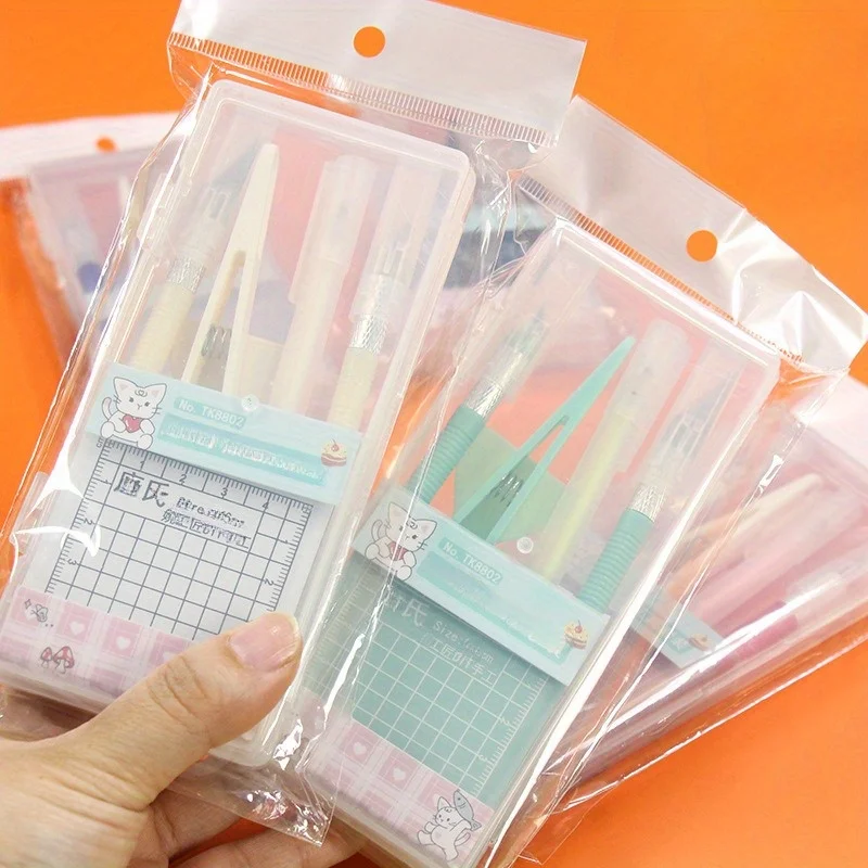 Набор инструментов для рукоделия своими руками с режущей подушечкой - Фотография_2