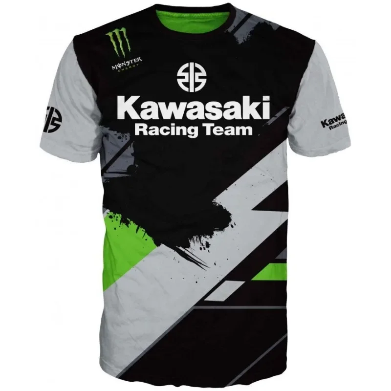 Новая мотоциклетная мужская футболка kawasaki