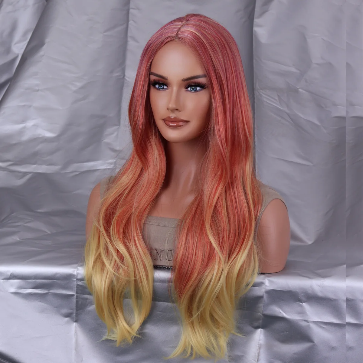 Европейский и американский белый парик для женщины - Фотография_3