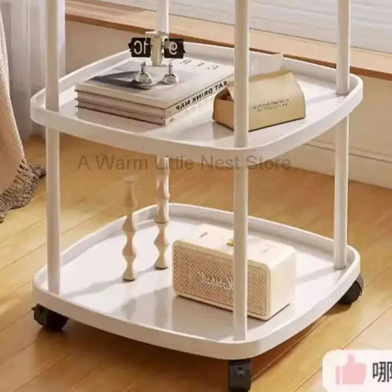 Living room white coffee table