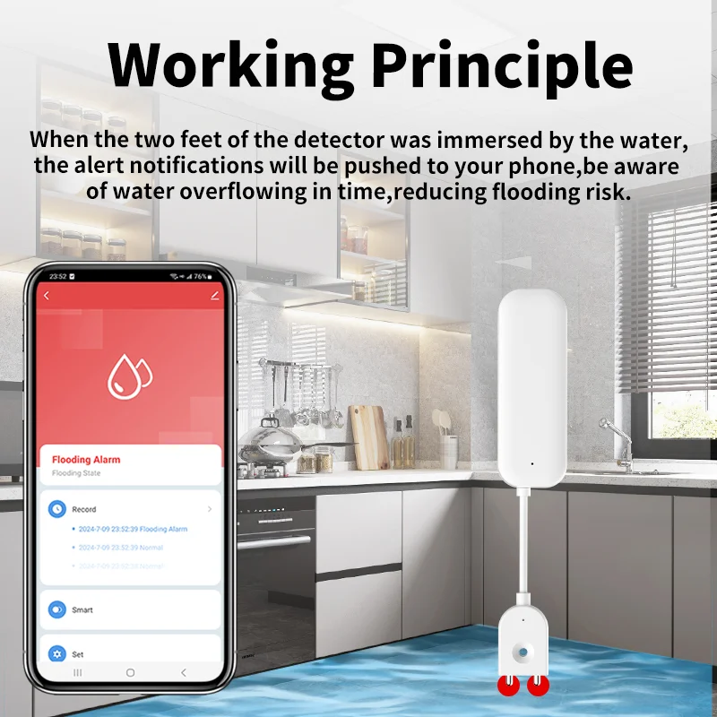 Tuya zigbee wi-fi датчик утечки - Фотография_3