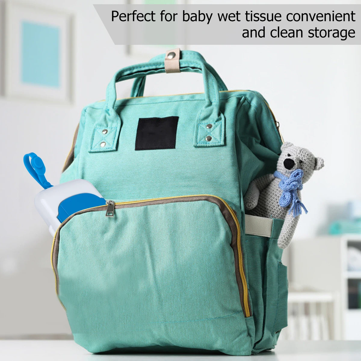 Портативный детский чехол для влажных салфеток - Фотография_6