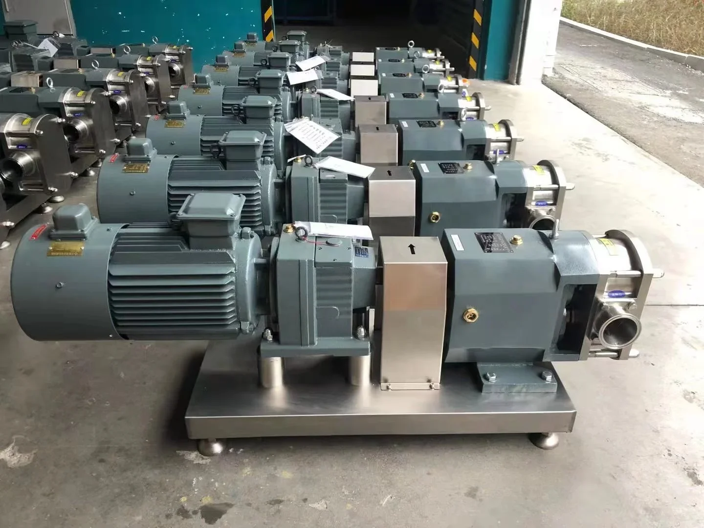 Пищевой роторный лопастной насос - Фотография_5