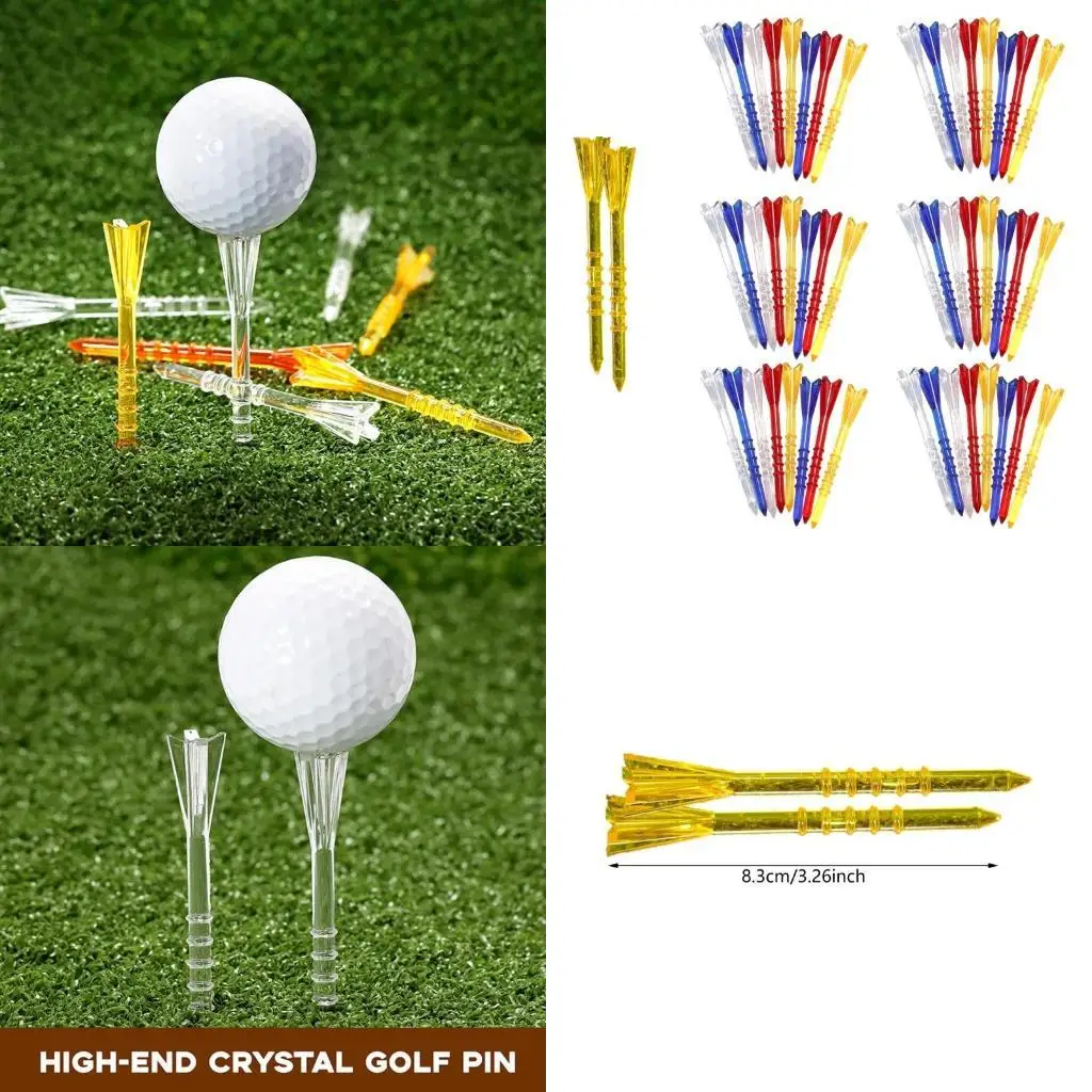 Небьющиеся пластиковые футболки для гольфа с 5 зубцами на головке