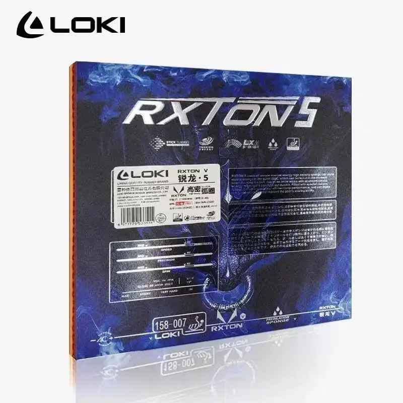 Оригинальная гумка для настольного тенниса loki rxton 5 - Фотография_5