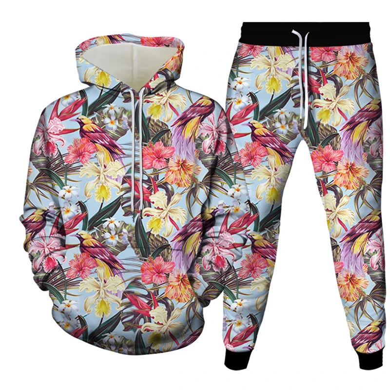 Модные толстовки с 3d принтом цветов и цветочным принтом - Фотография_5