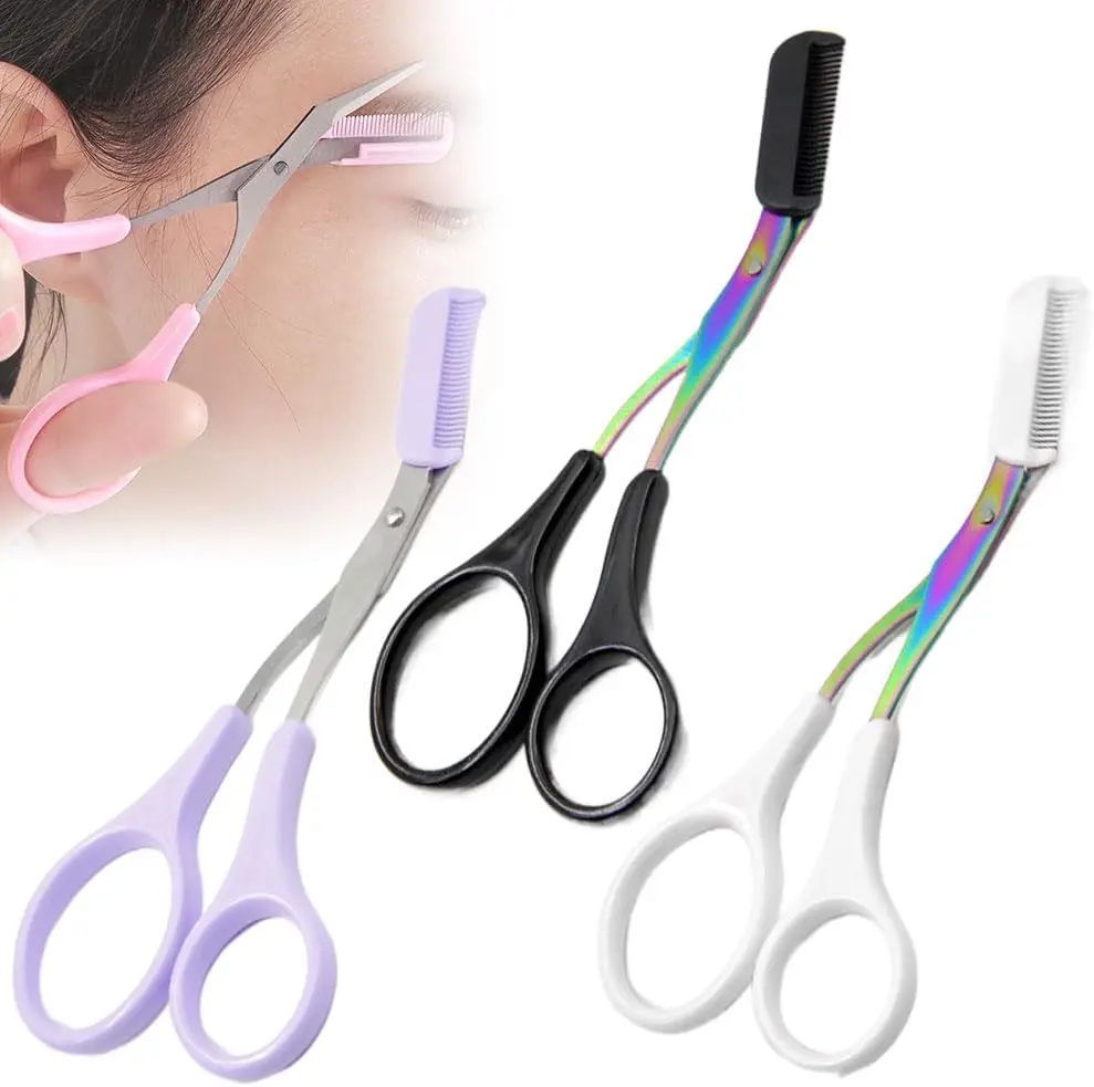 Eyebrow trimmer scissor
