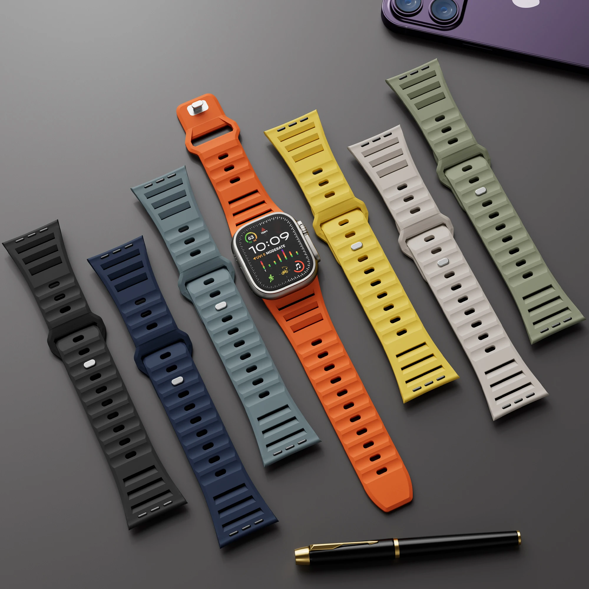 Силиконовый ремешок для apple watch - Фотография_2