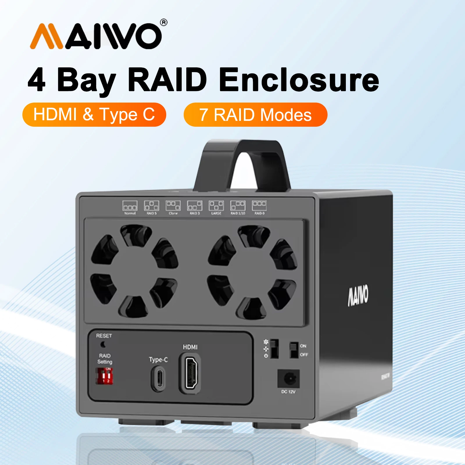 Maiwo 7 raid 4-х отсековный корпус