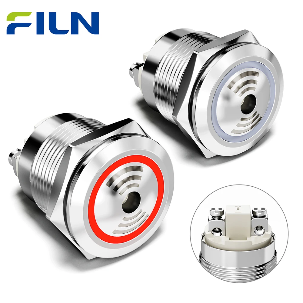 19 мм металлический светодиодный