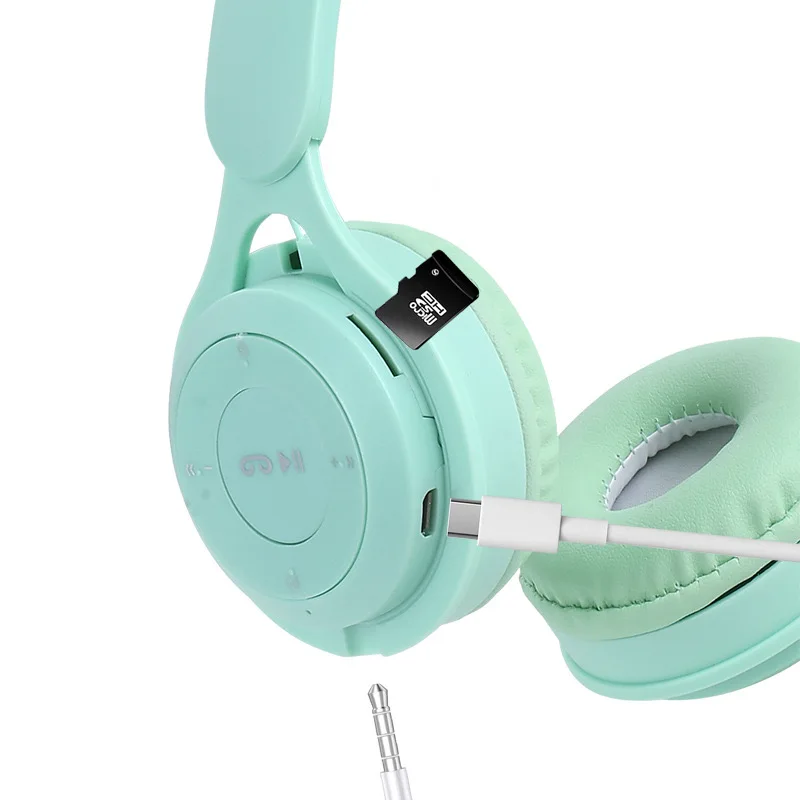 Y08 macaron беспроводные bluetooth-наушники - Фотография_6