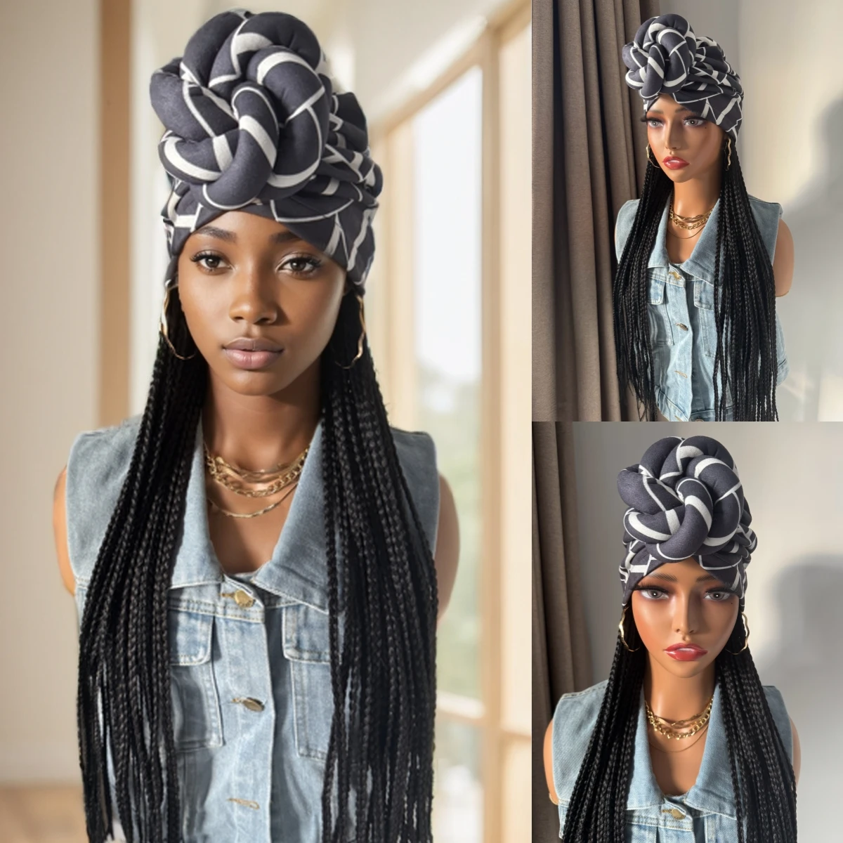 Парик wigera синтетический плетеный длиной 24 дюйма