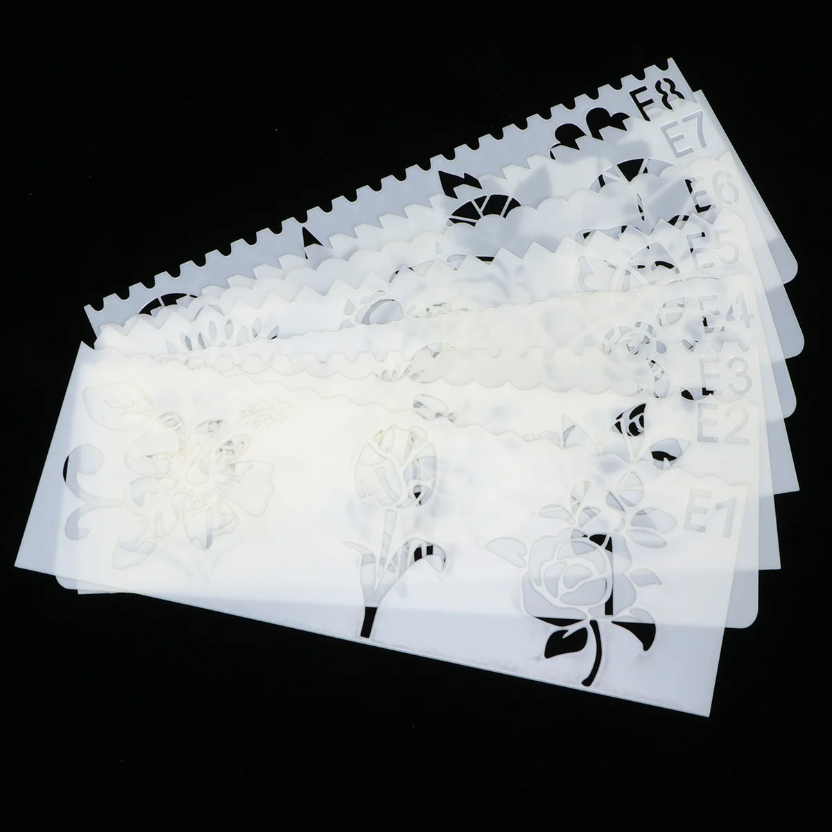 Набор пластиковых трафаретов - Фотография_3