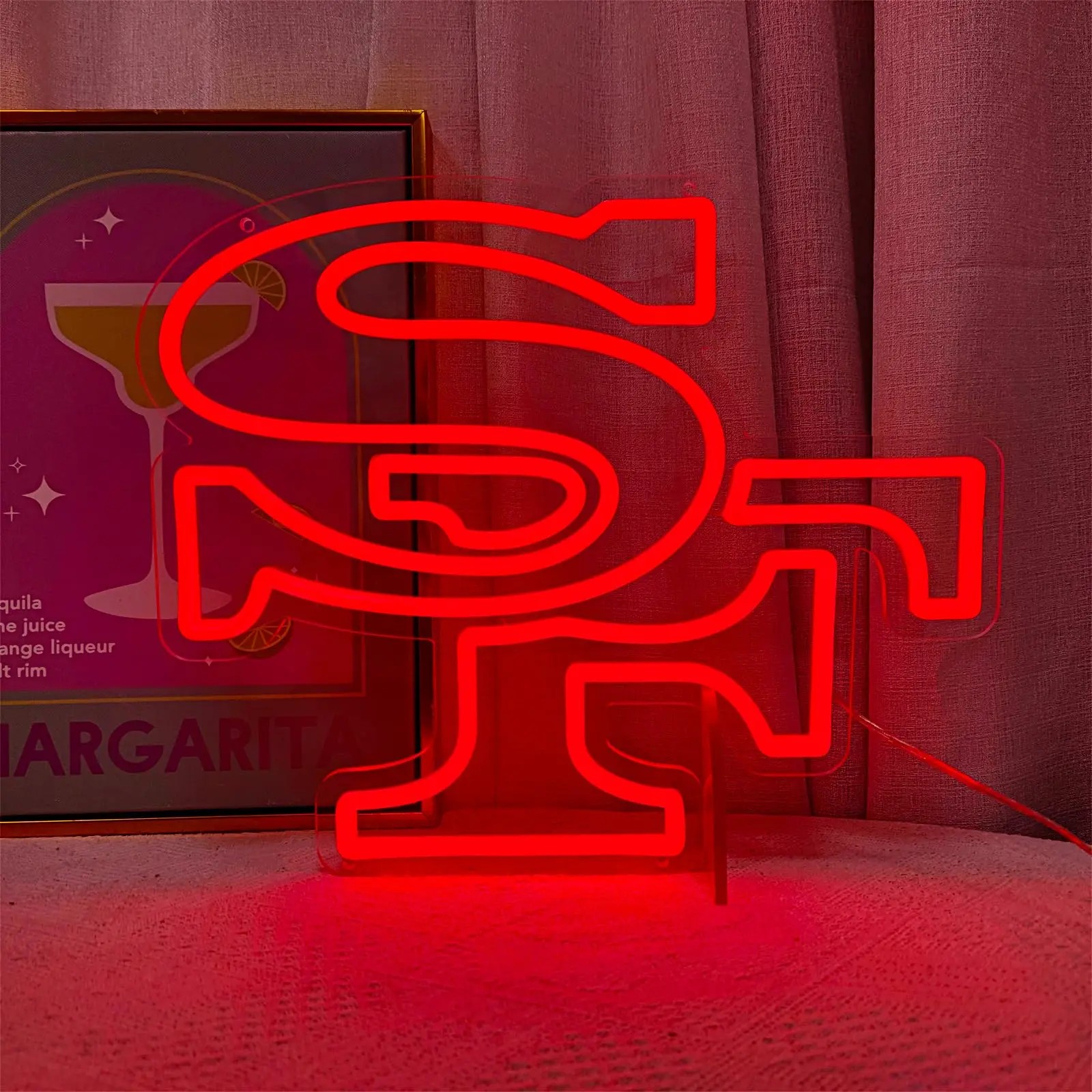 Неоновая вывеска 49er football 15 - Фотография_3