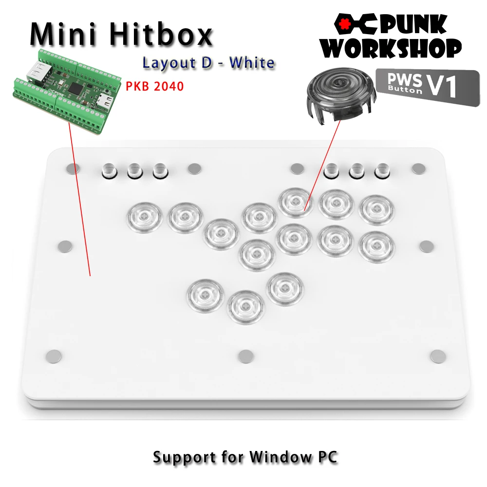 Панк-мастерня без рычага mini hitbox - Фотография_3