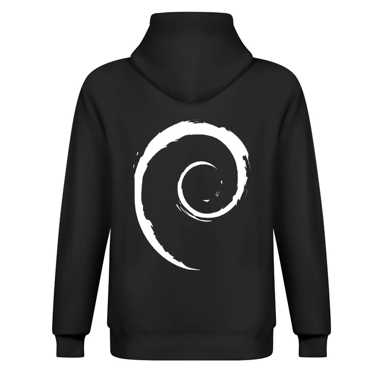 Debian белая толстовка с капюшоном - Фотография_3