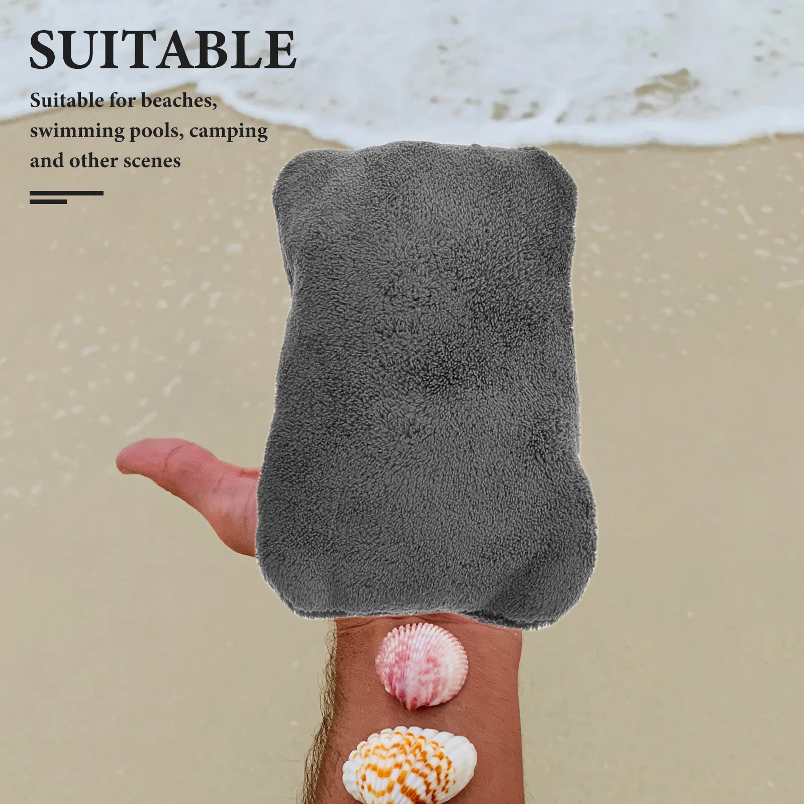 Набор варежек и сумки для удаления пляжного песка - Фотография_2