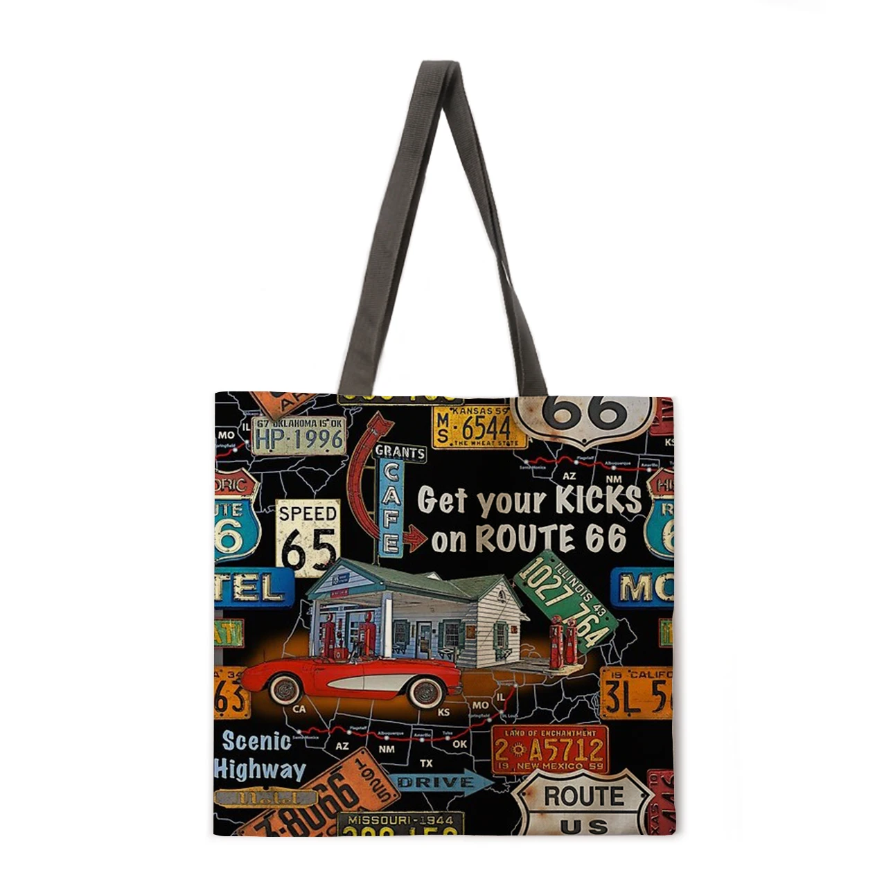 Лляная сумка route 66 - Фотография_4