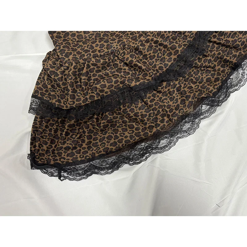 Harajuku девушки леопардовый принт - Фотография_6