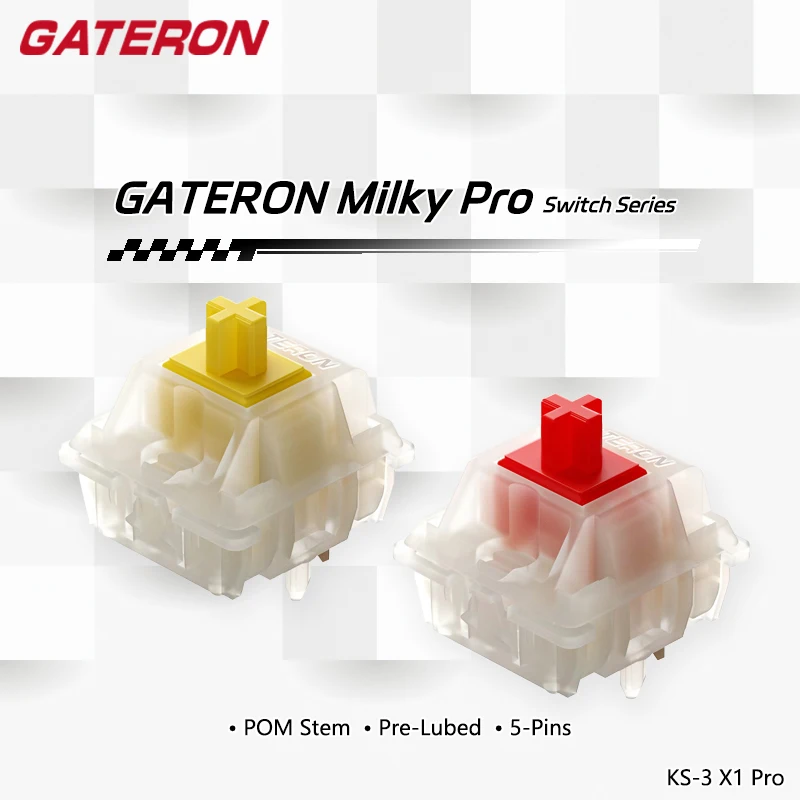 Переключатели gateron milky pro