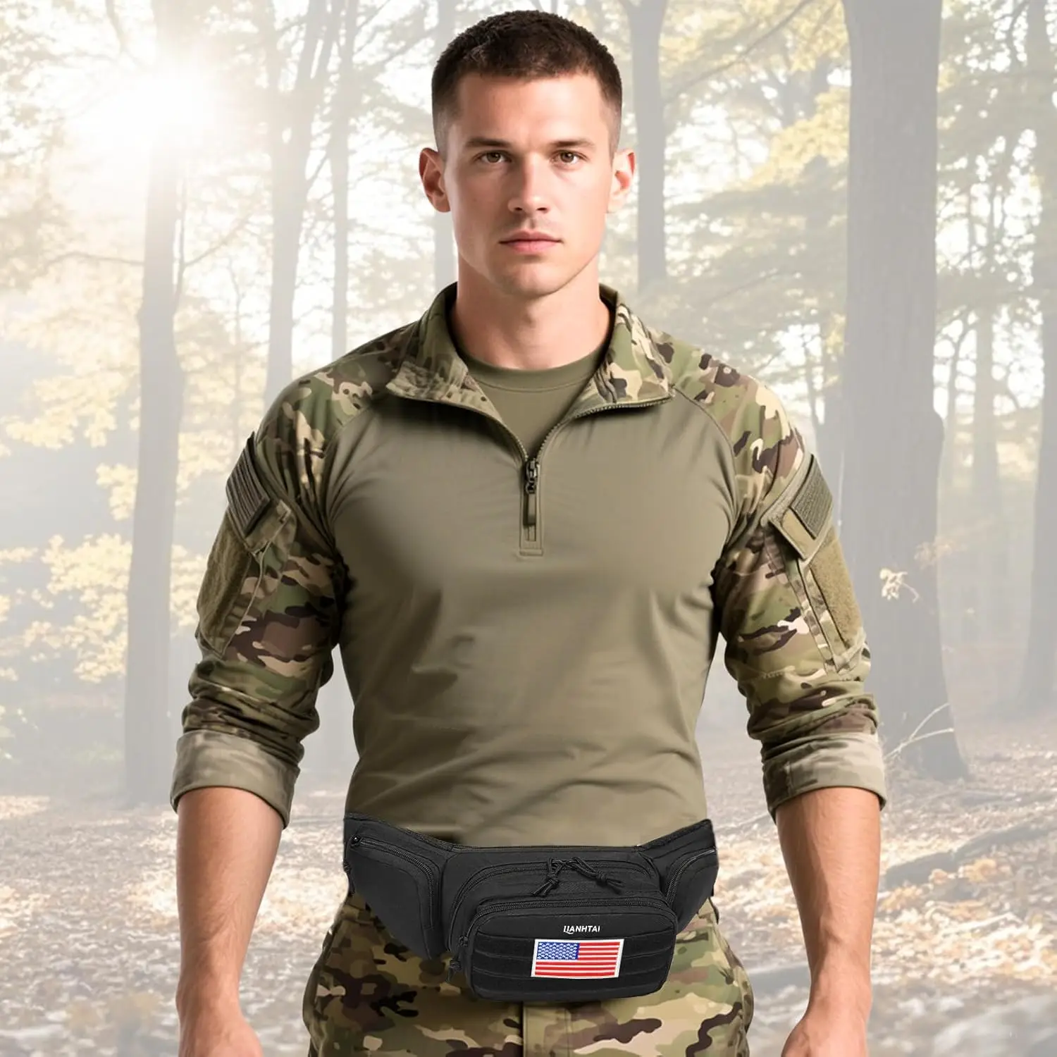 Поясная сумка fanny pack для мужчин - Фотография_2