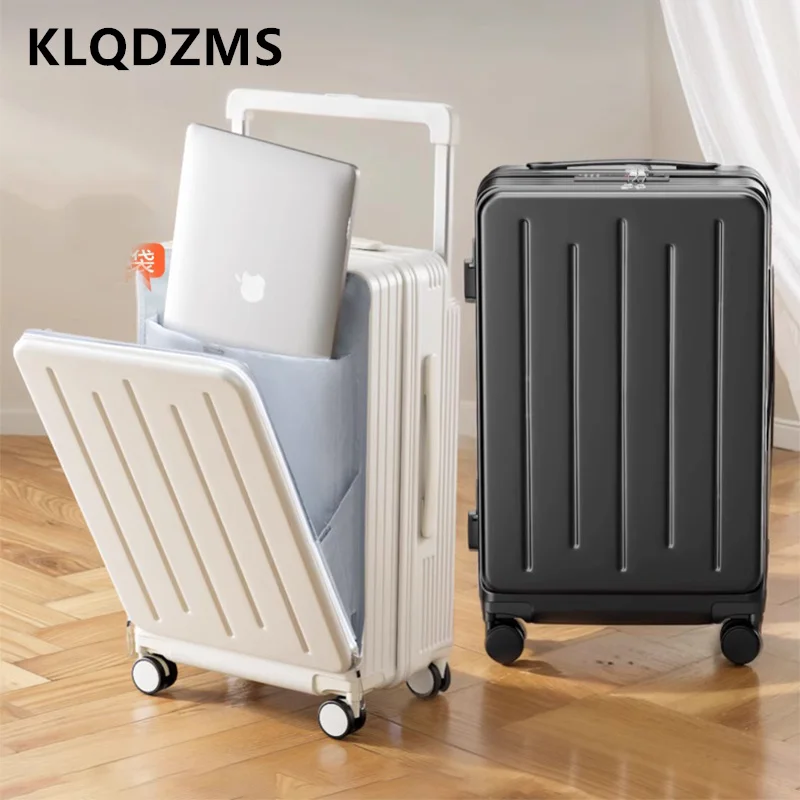 Klqdzms высококачественный чемодан с передним отверстием