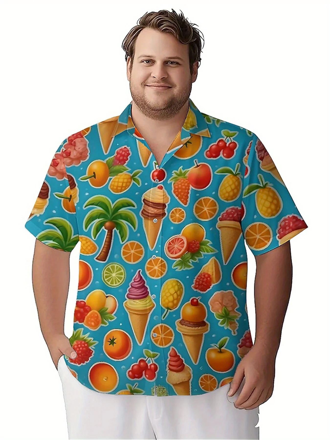 Мужские гавайские рубашки больших - Фотография_5