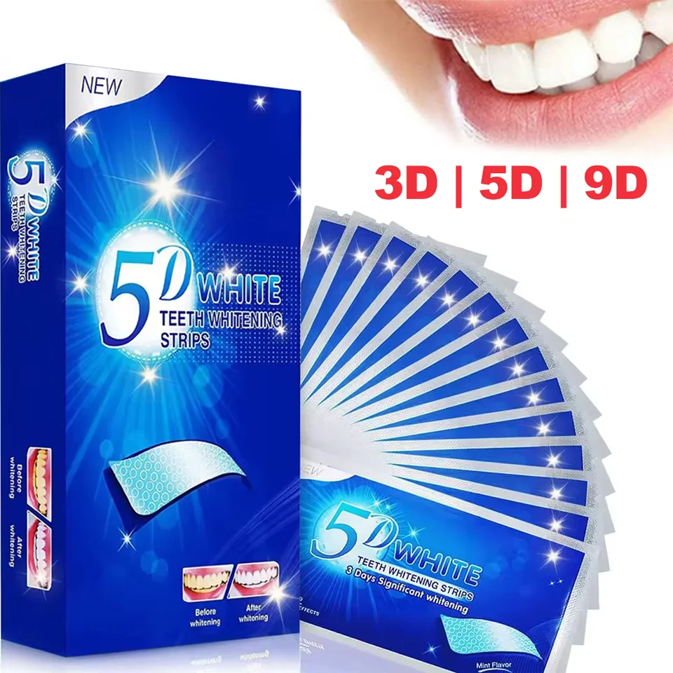 Полоски для осветления зубов 3d/5d/9d
