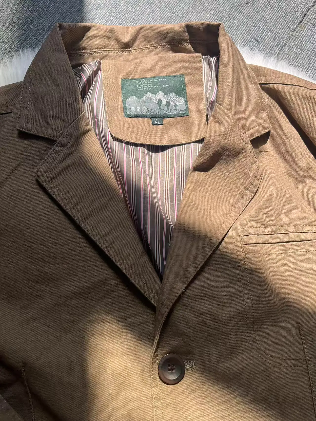 Новая хлопковая уличная удобная деловая куртка для мужчин - Фотография_4