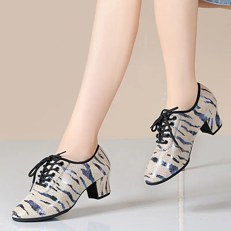 Новая модная женская обувь для бальных танцев - Фотография_6