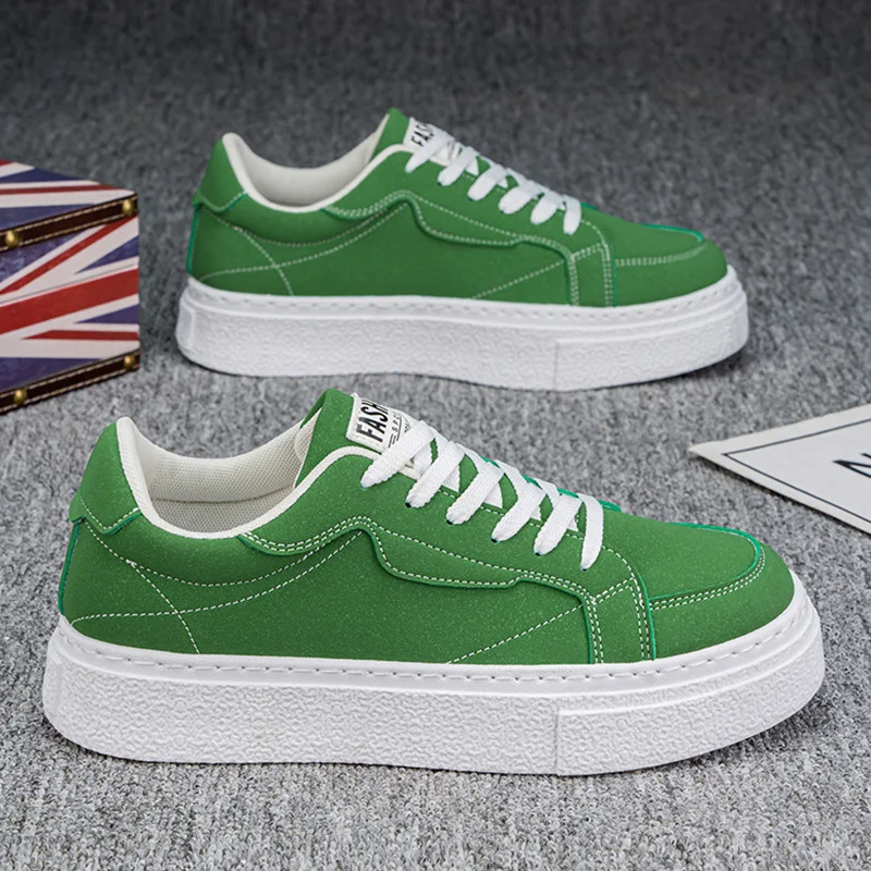 Весенняя новая корейская версия мужских туфель - Фотография_6