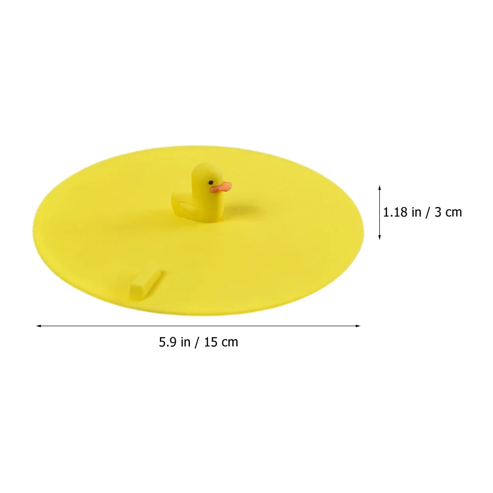 Круглая силиконовая сливная крышка