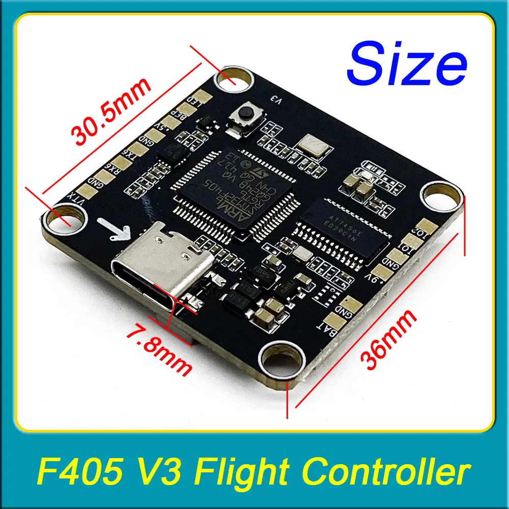 Slonwake f405 фильтр-контроллер f4 v3s plus fc + 60a 4в1 esc стоки 30 - Фотография_4