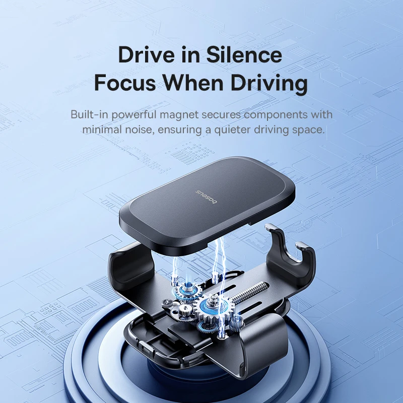 Металлический автомобильный держатель для телефона baseus - Фотография_3