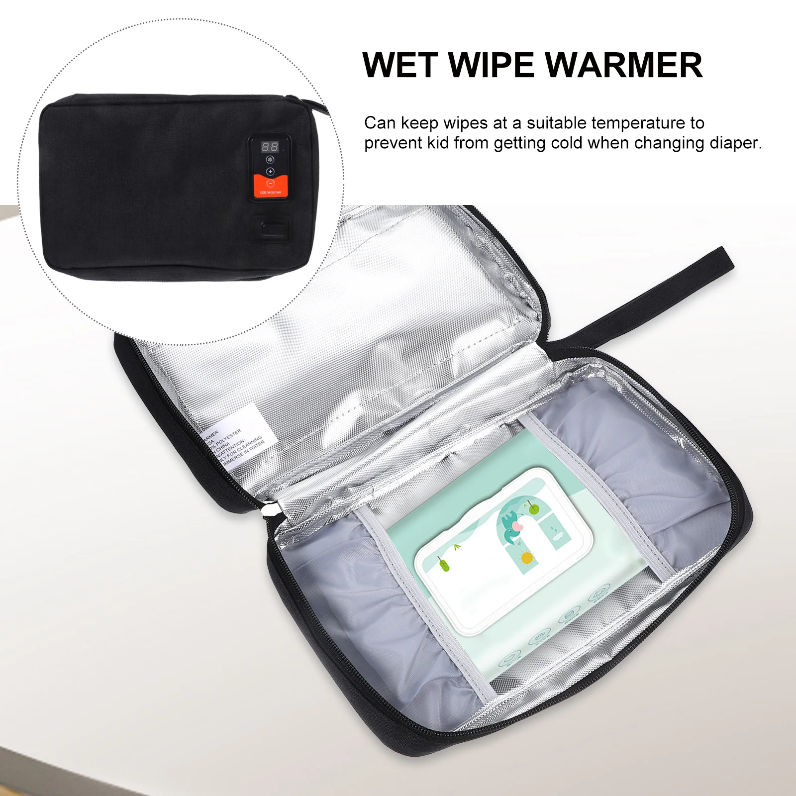 Портативный usb-нагреватель для детских салфеток - Фотография_2