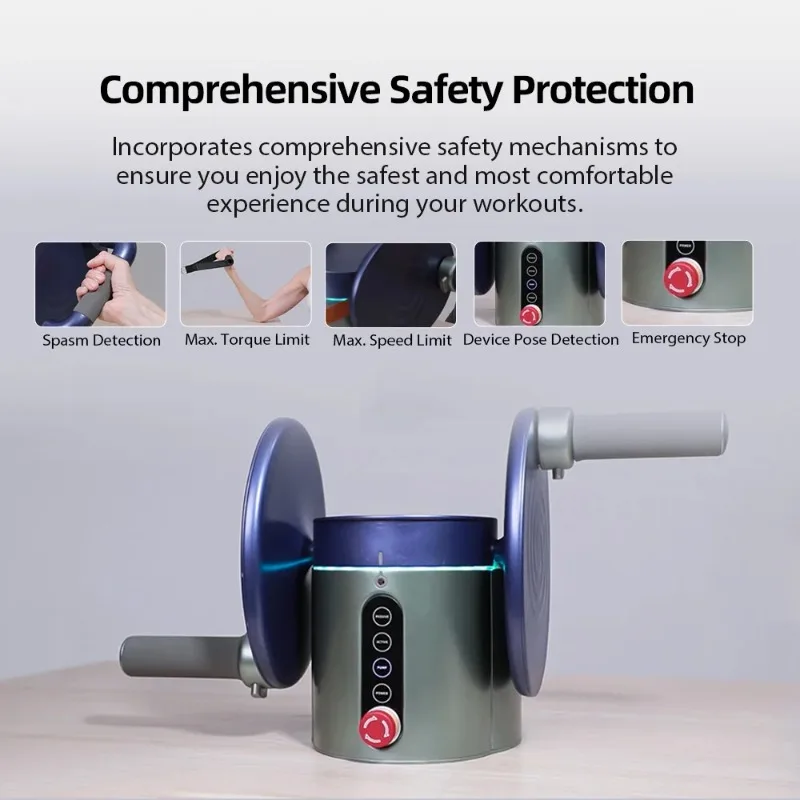 Электрический портативный моторизованный мини-велотренажер для рук - Фотография_5