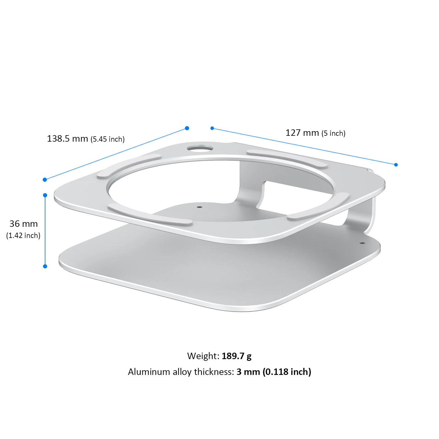 Настольная подставка для mac mini для mac mini m4/m4 pro 2024 - Фотография_6