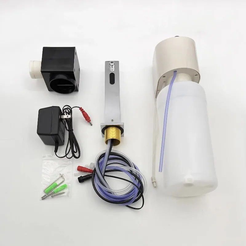 Умный бесконтактный латунный автоматический дозатор жидкого мыла 1000 мл - Фотография_5