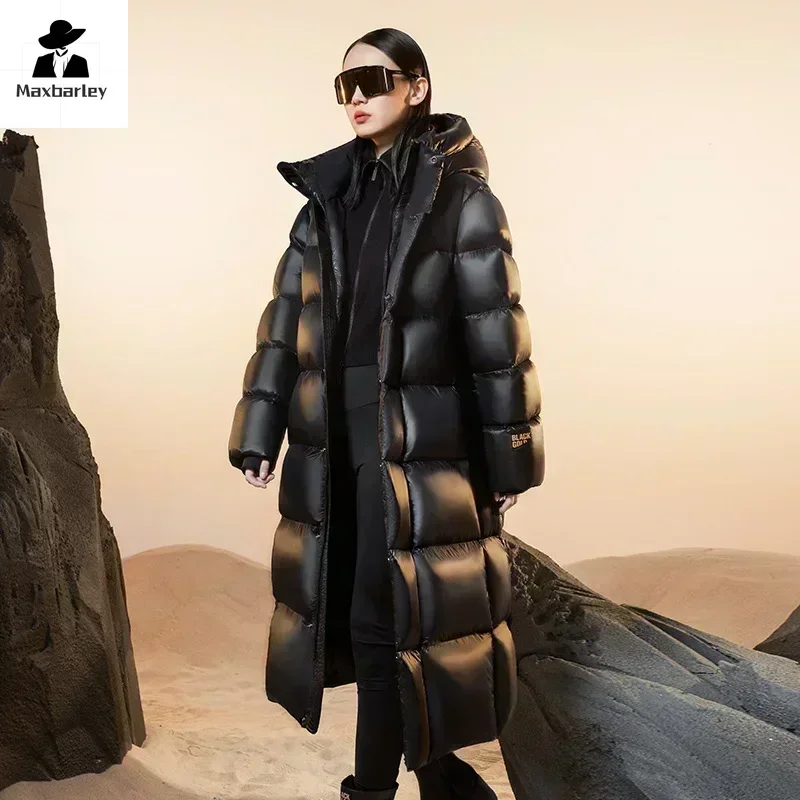 Winter long down coats women warm - Фотография_4