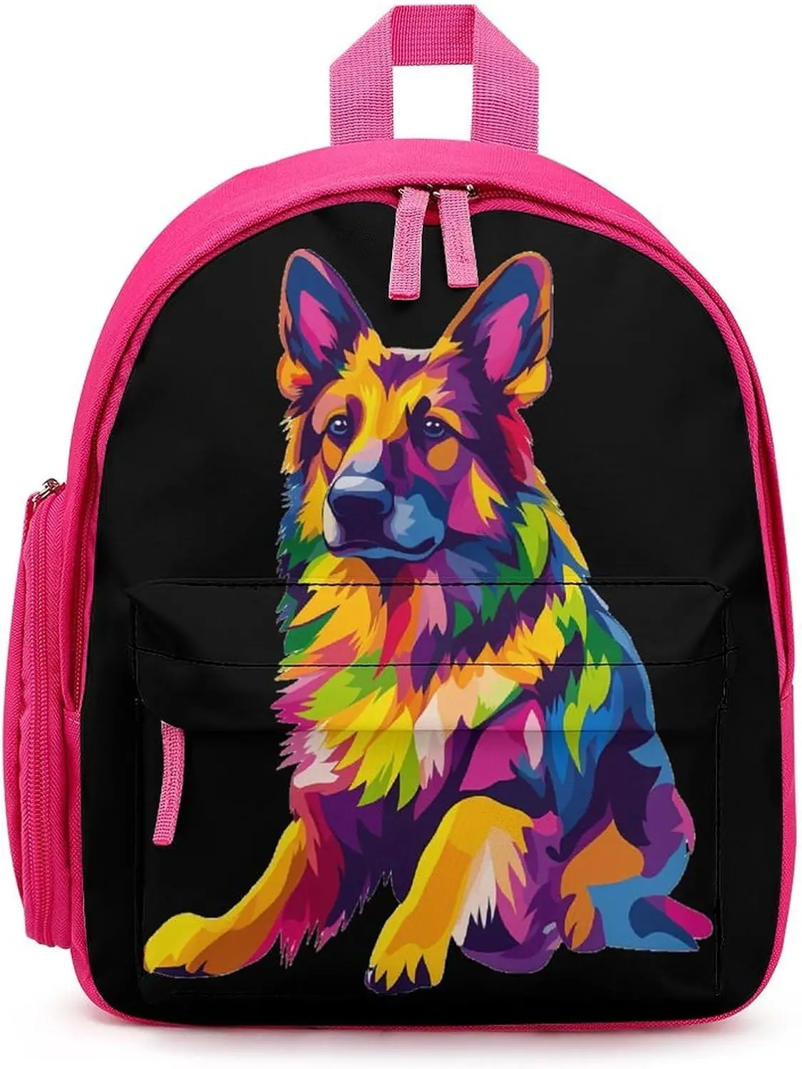 Красочный дорожный рюкзак для ноутбука с немецкой овчаркой