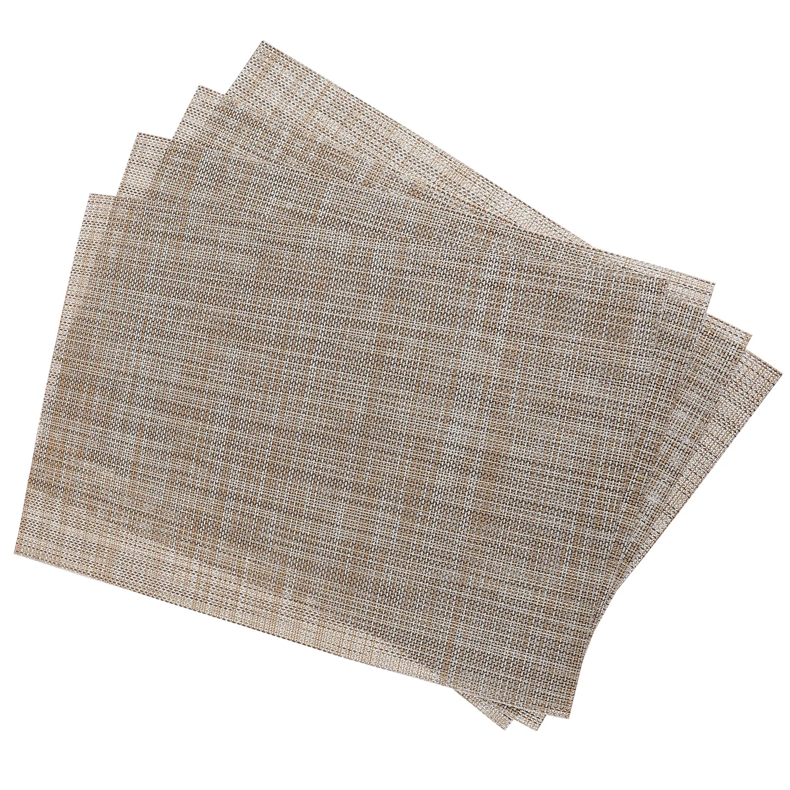 Плетеные салфетки из пвх из ротанга - Фотография_5