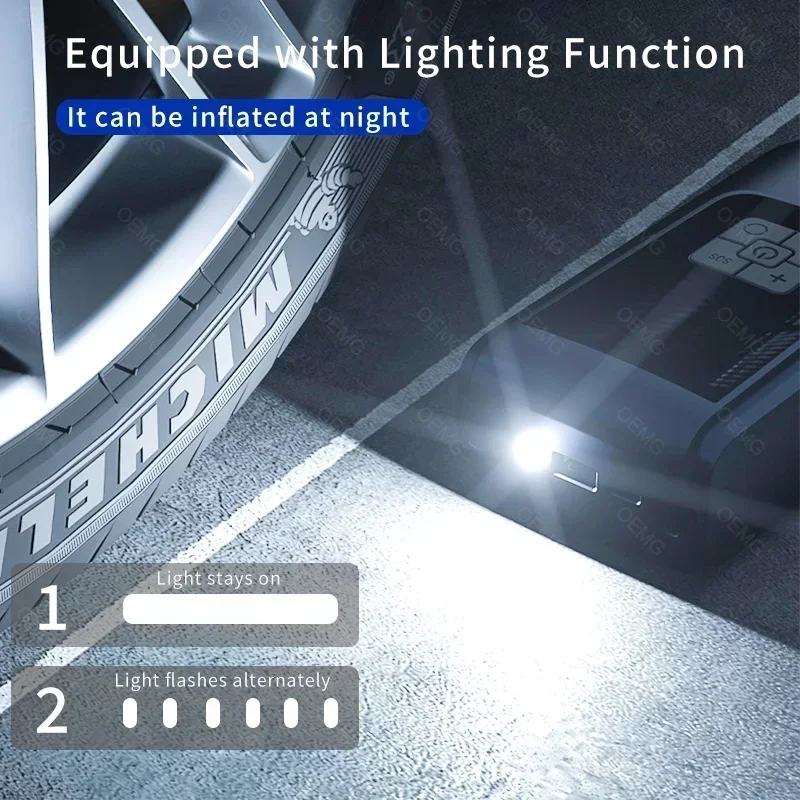 Портативный автомобильный воздушный насос - Фотография_6