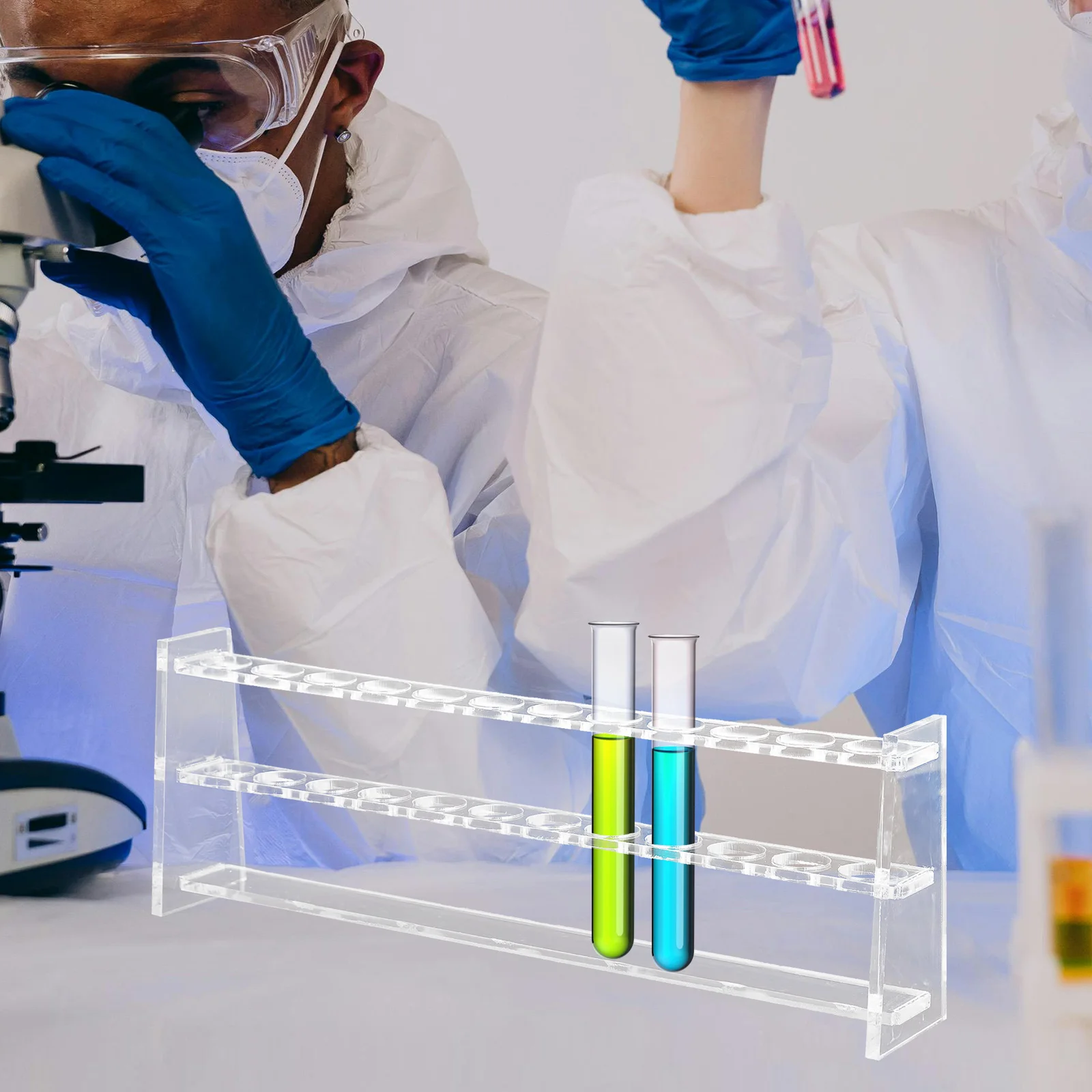 Стойка для пробирок лабораторное - Фотография_5