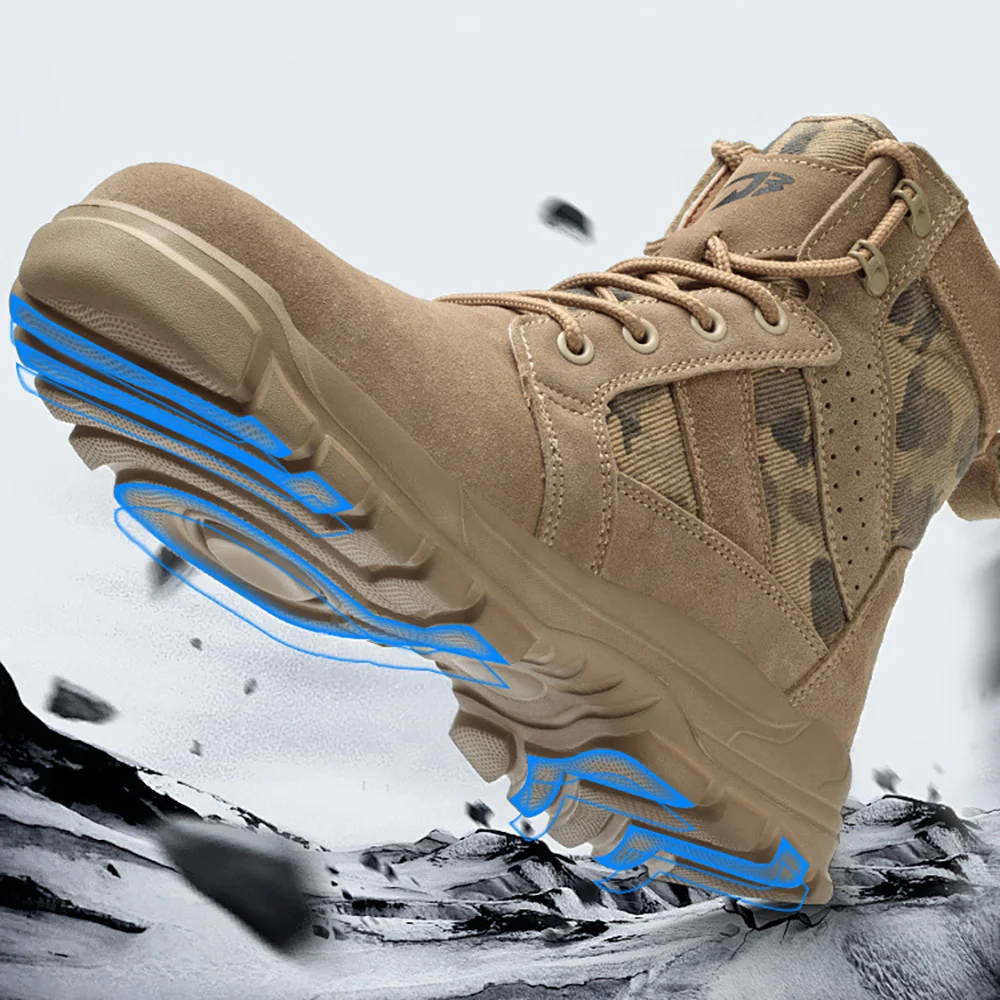 Замшевые рабочие ботинки armortoe - Фотография_6