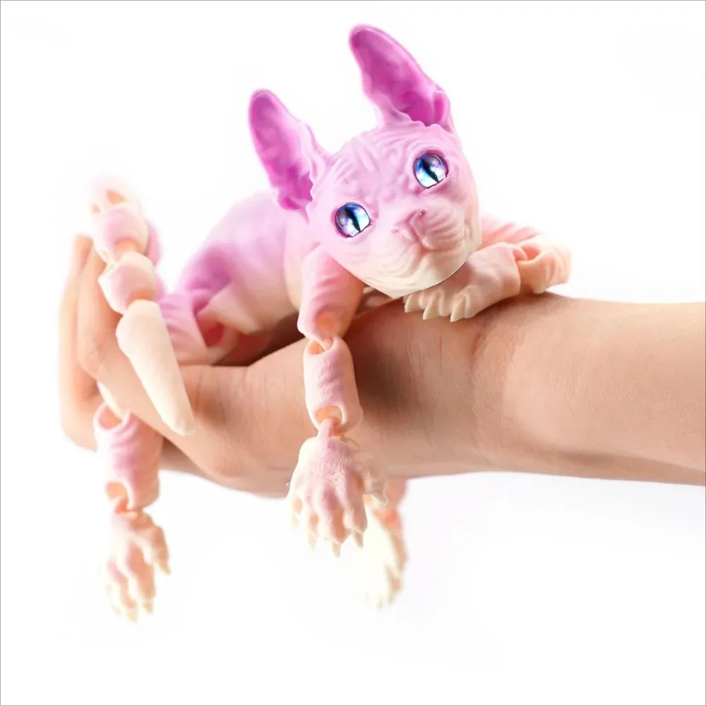 3d печатный сфинкс кошка непоседы - Фотография_3