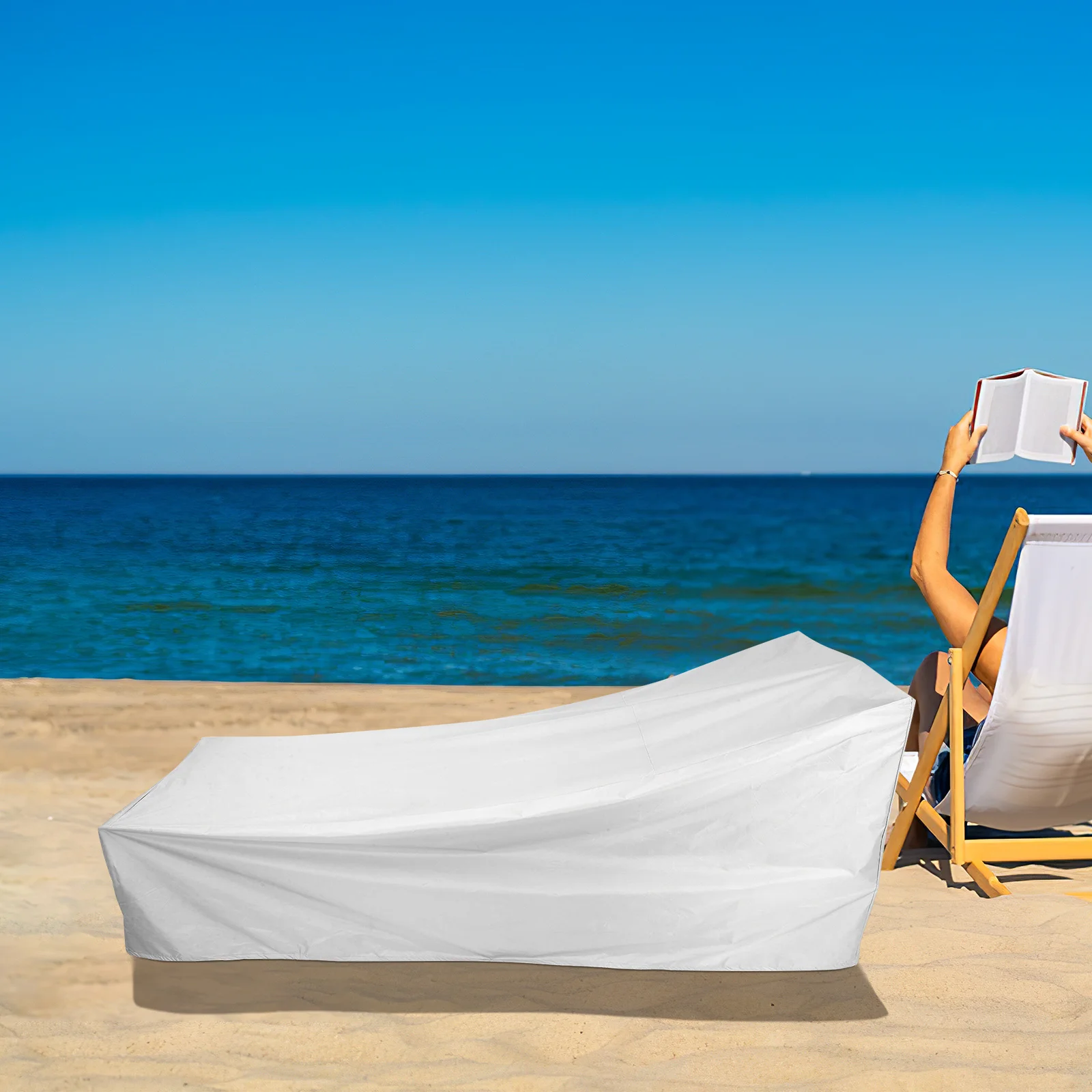 Прочный чехол для шезлонга из ткани оксфорд - Фотография_3