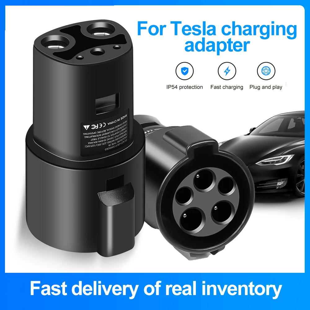 Адаптер для зарядки электромобиля для type1 j1772 к teslas model x y 3 s