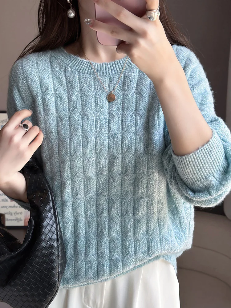 Модный свитер из 100% австралийской шерсти - Фотография_4