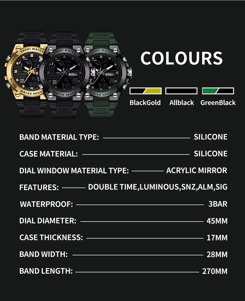 Biden модные мужские уличные цифровые - Фотография_6