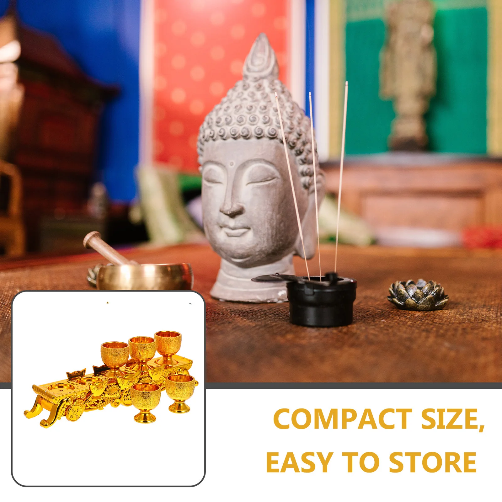 1 комплект, мини-тибетское буддийское предложение для поклонения - Фотография_5